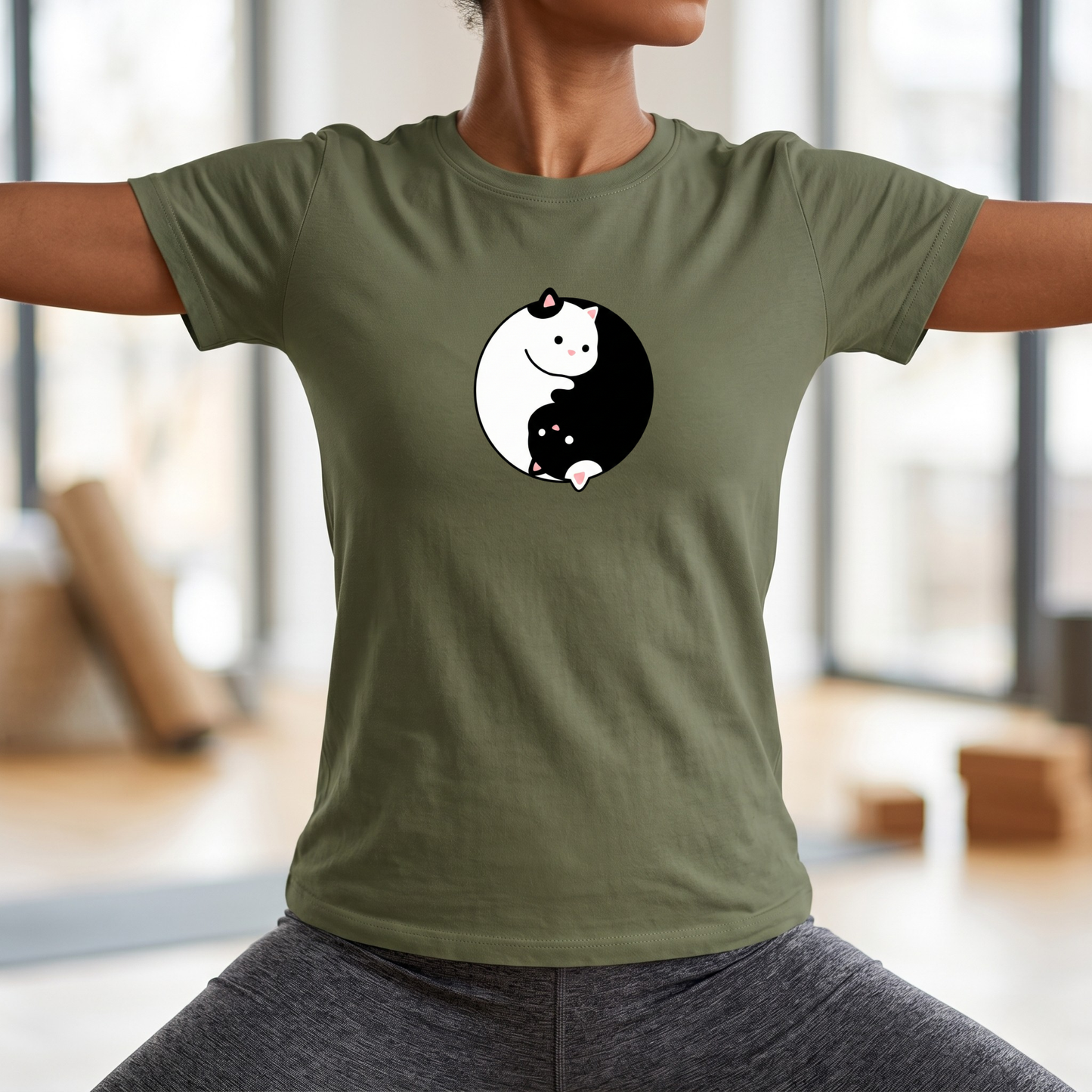 Cats Yin Yang T-Shirt
