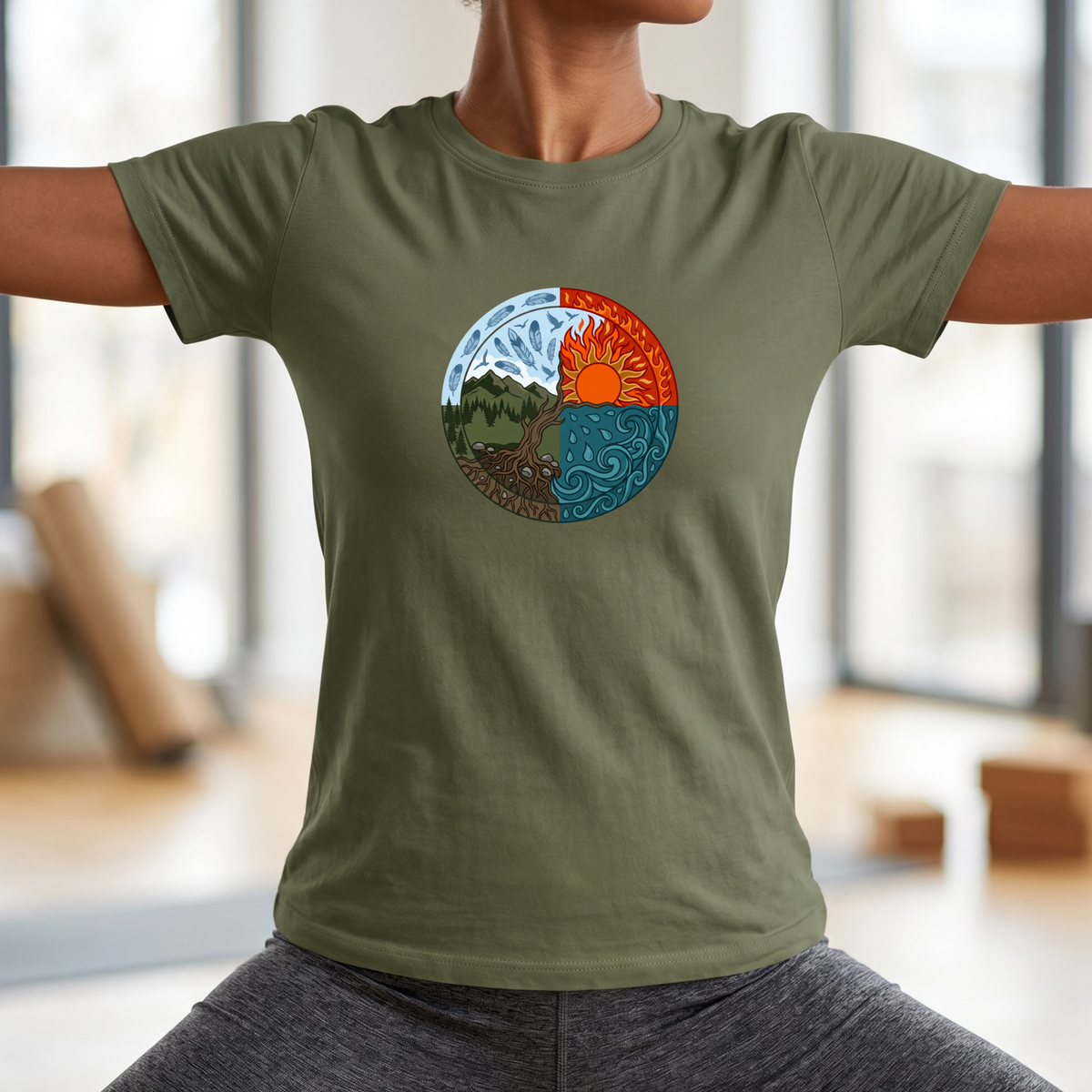 Four Elements Nature Quadrant T-Shirt