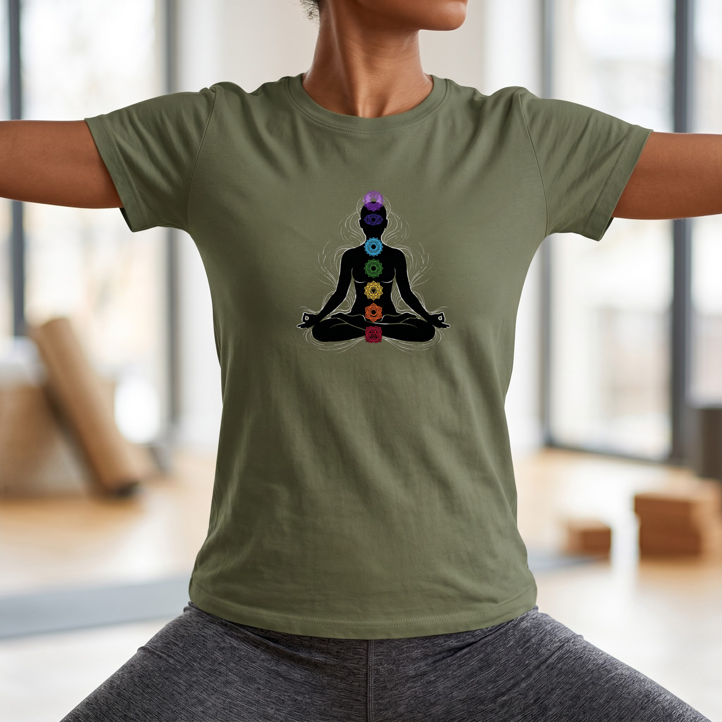 Chakras Lotus Pose T-Shirt