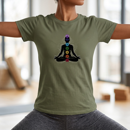 Chakras Lotus Pose T-Shirt