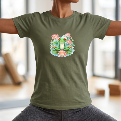 Watercolor Zen Tree Frog T-Shirt