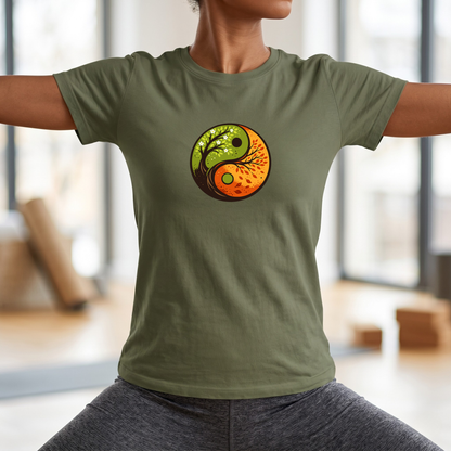 Season Trees Yin Yang T-Shirt