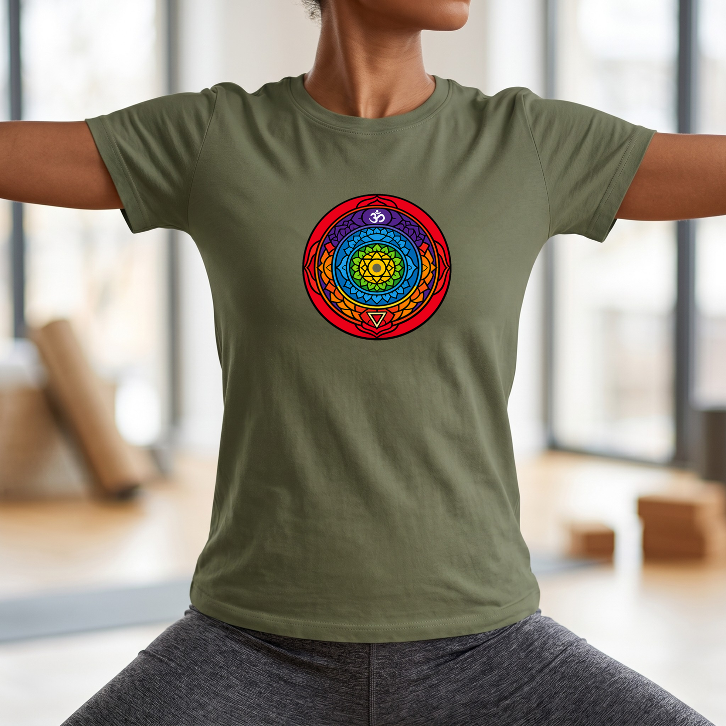 Vibrant Chakra Mandala T-Shirt