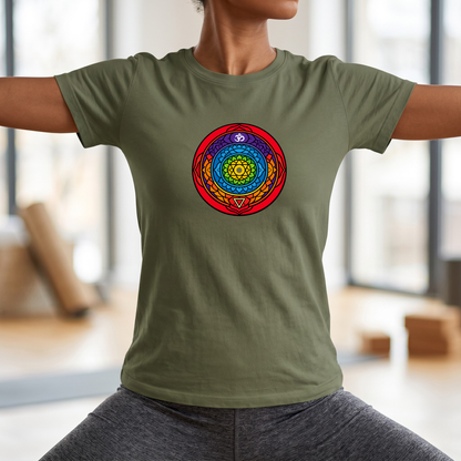 Vibrant Chakra Mandala T-Shirt