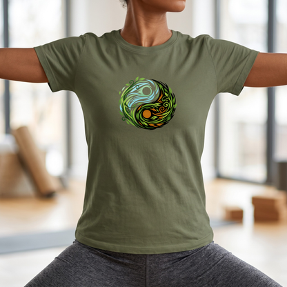 Wind & Leaves Yin Yang T-Shirt