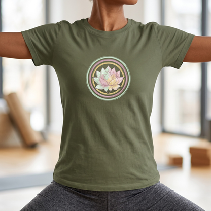 Watercolor Pastel Lotus Flower T-Shirt