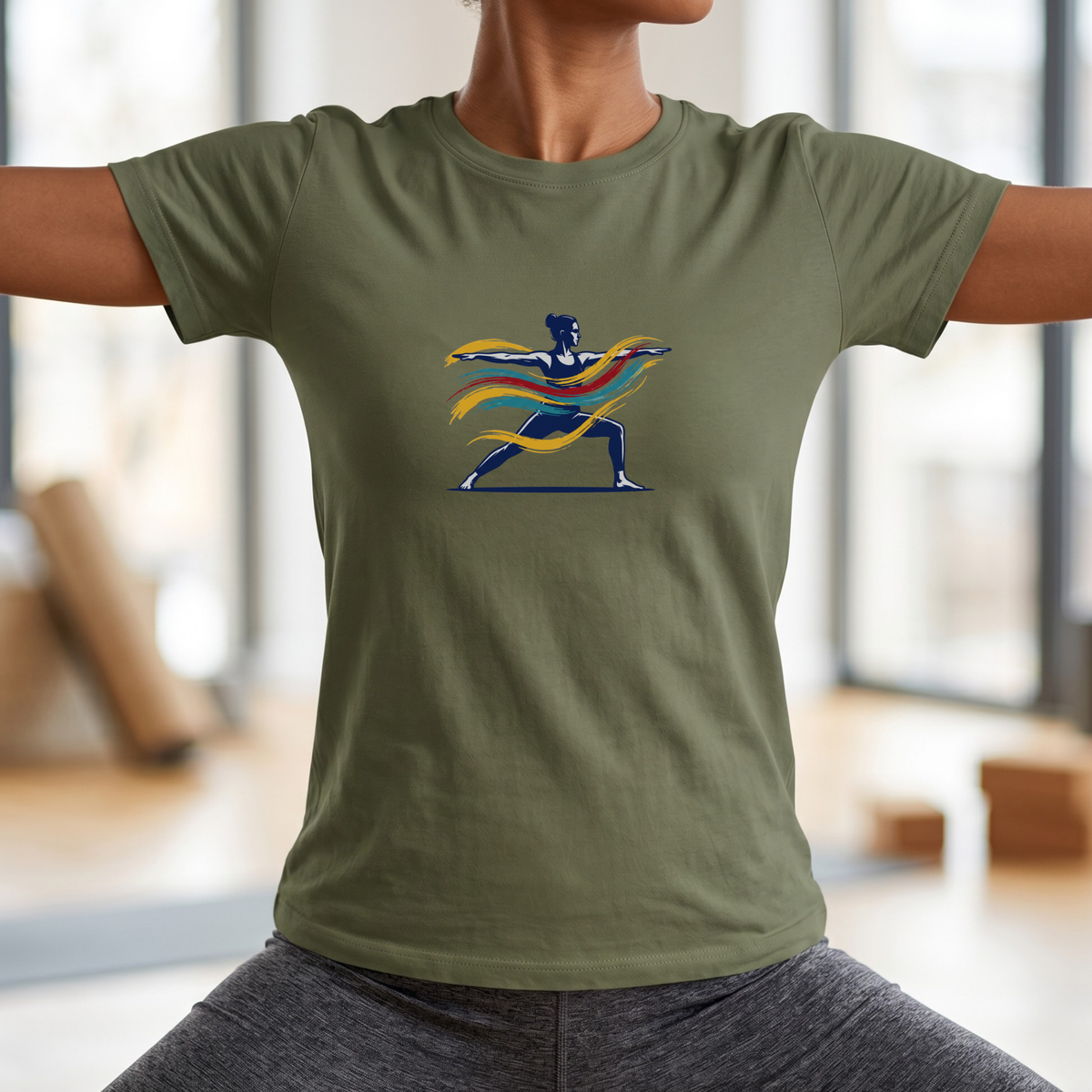 Flow Warrior Pose T-Shirt