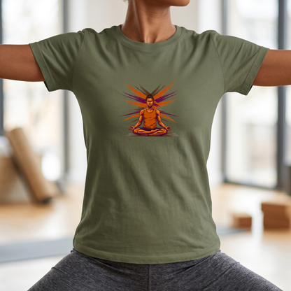 Brushstroke Zen Meditation T-Shirt