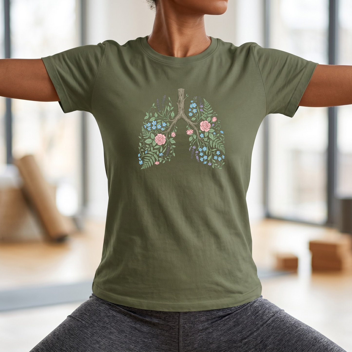 Floral Lungs T-Shirt