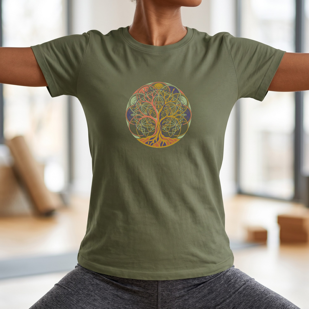Geometric Tree of Life T-Shirt