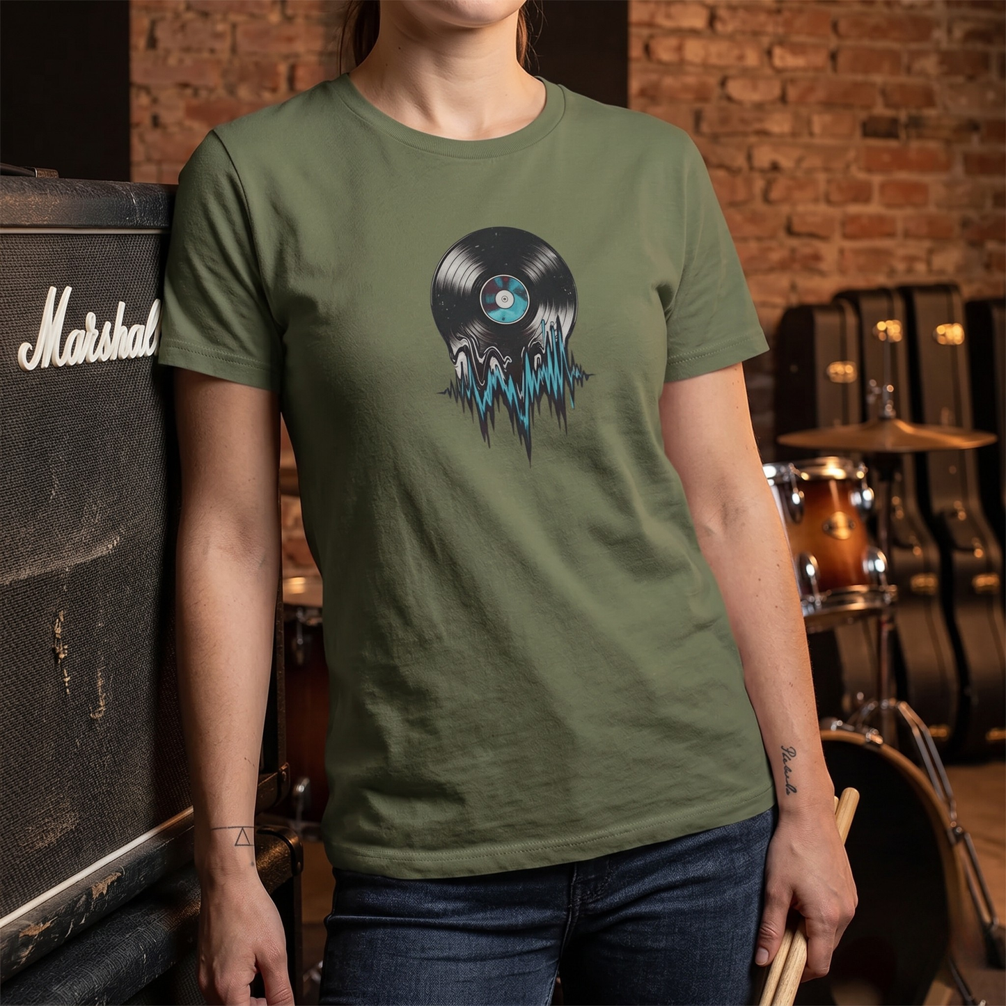 Melting Sound Vinyl T-Shirt