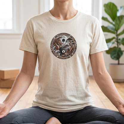 Dragon and Bonsai Yin Yang T-Shirt