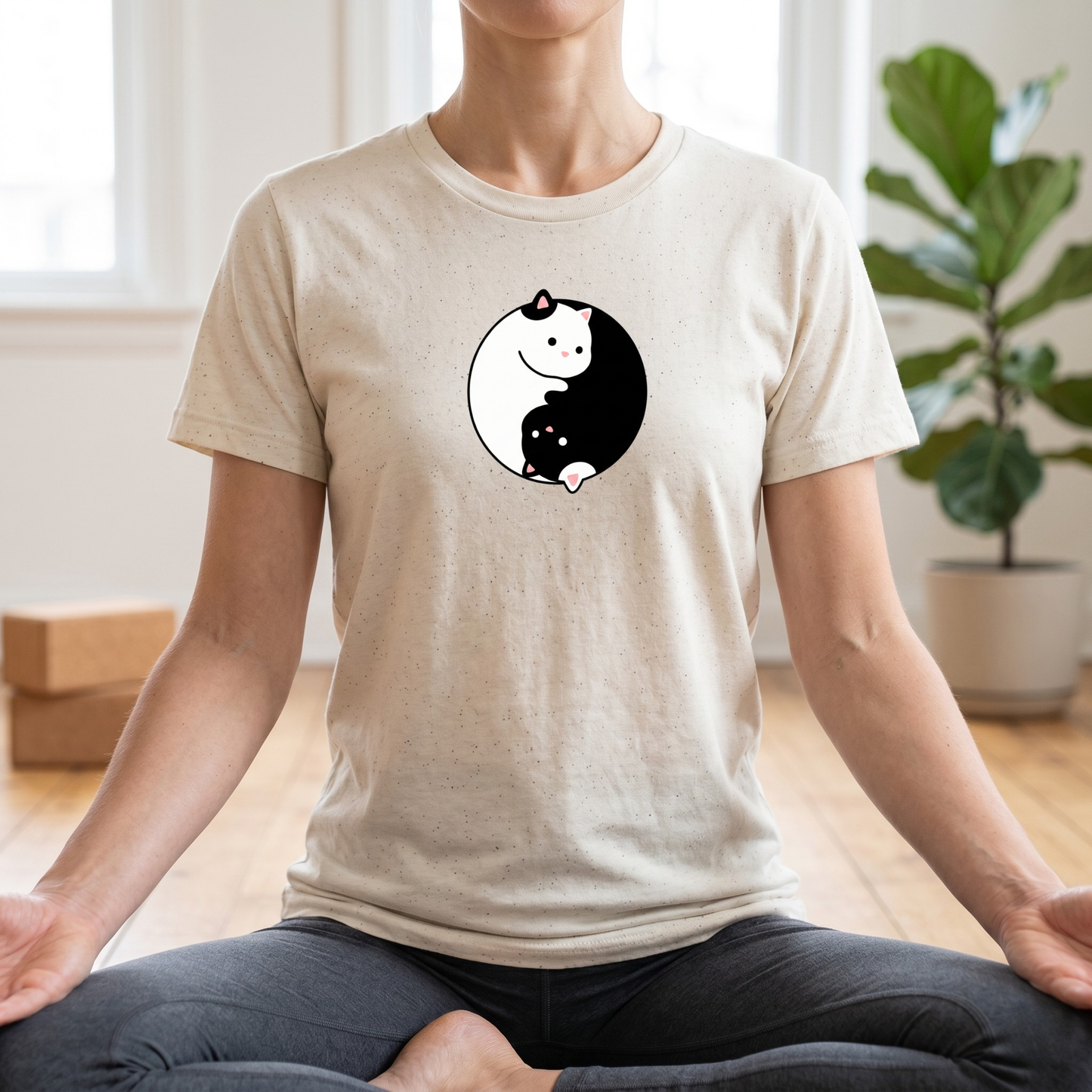 Cats Yin Yang T-Shirt
