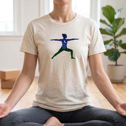Night Forest Warrior Pose T-Shirt