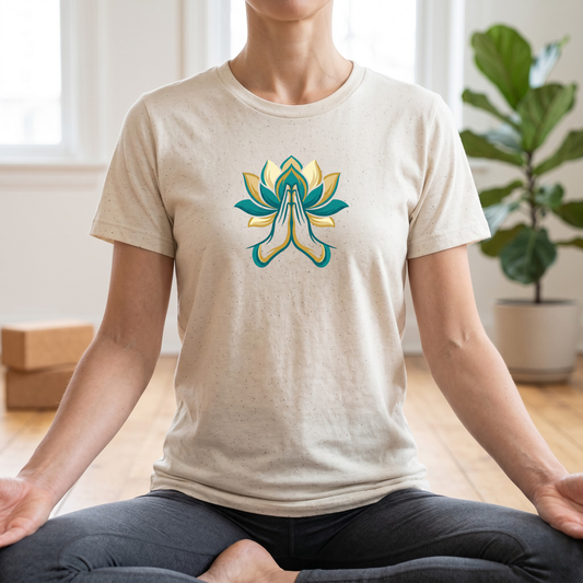 Lotus Flower and Hands T-Shirt