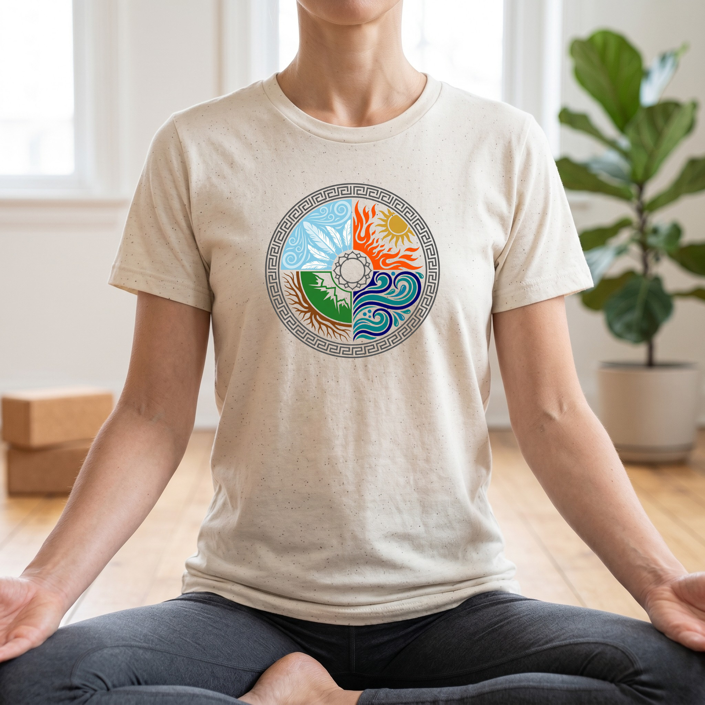 Four Elements Mandala T-Shirt