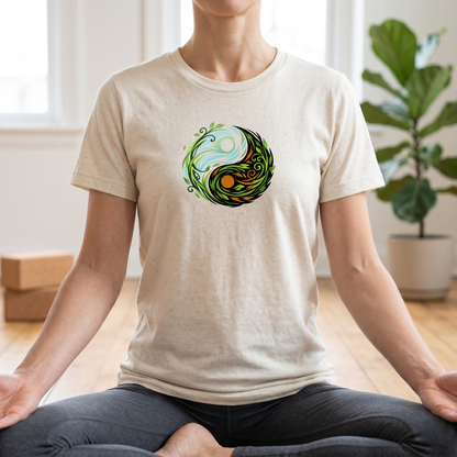 Wind & Leaves Yin Yang T-Shirt
