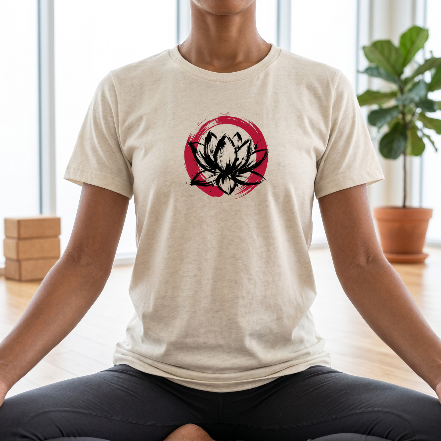 Paint Lotus Flower T-Shirt