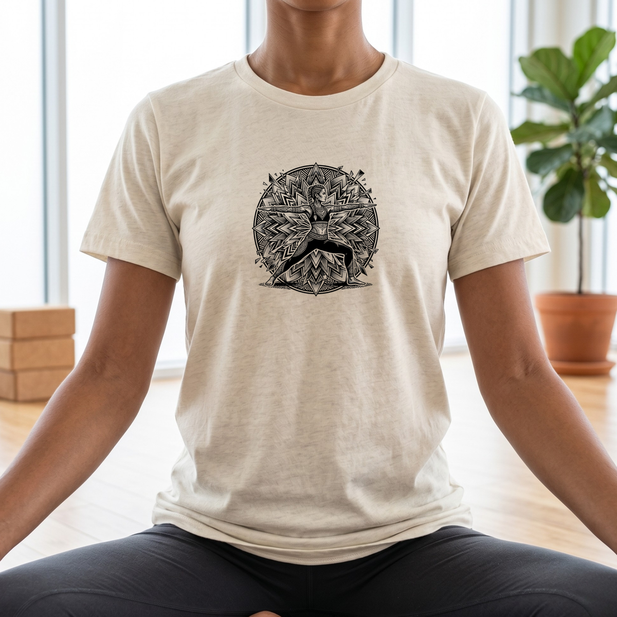 Shattered Mandala Warrior T-Shirt