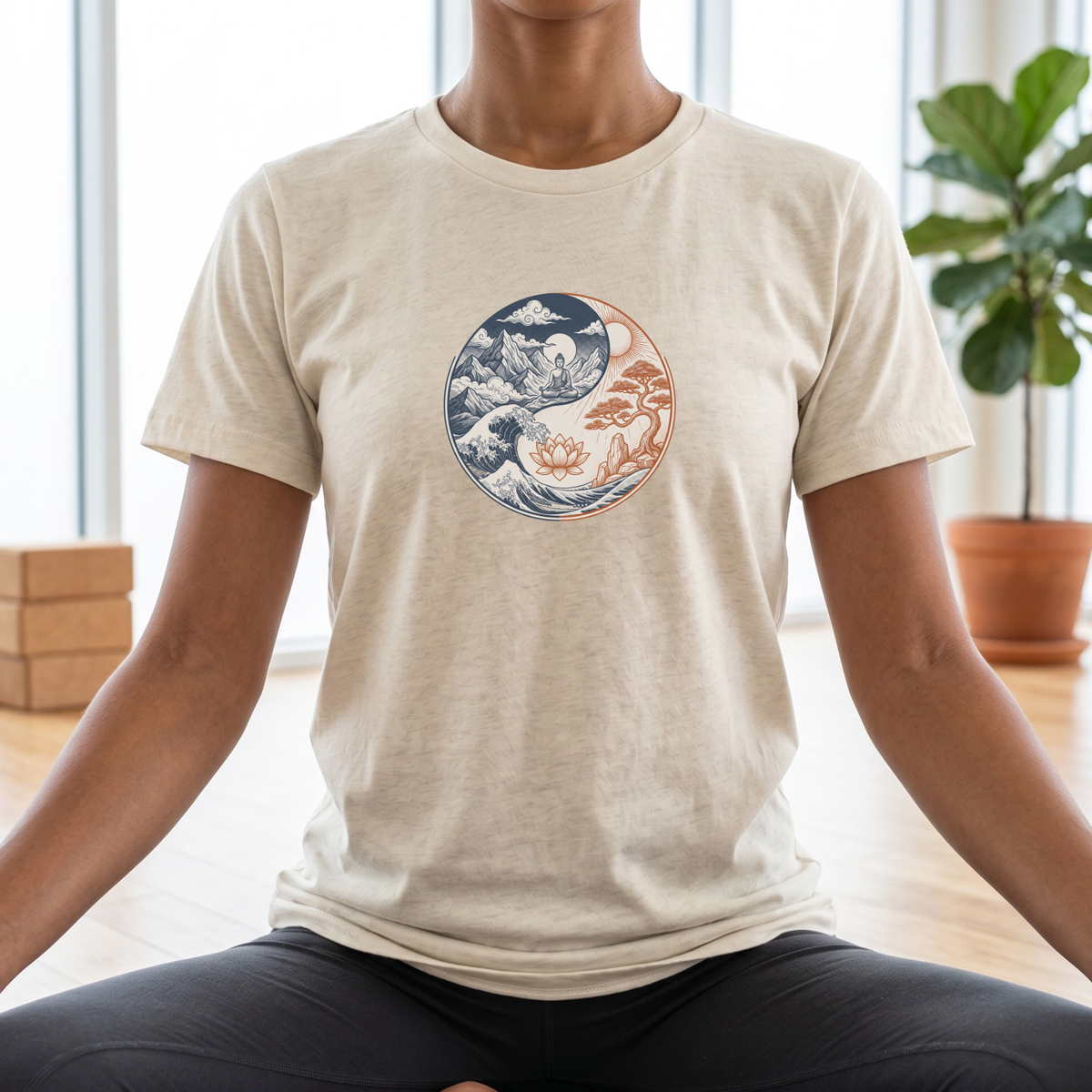 Enlightenment Nature Yin Yang T-Shirt