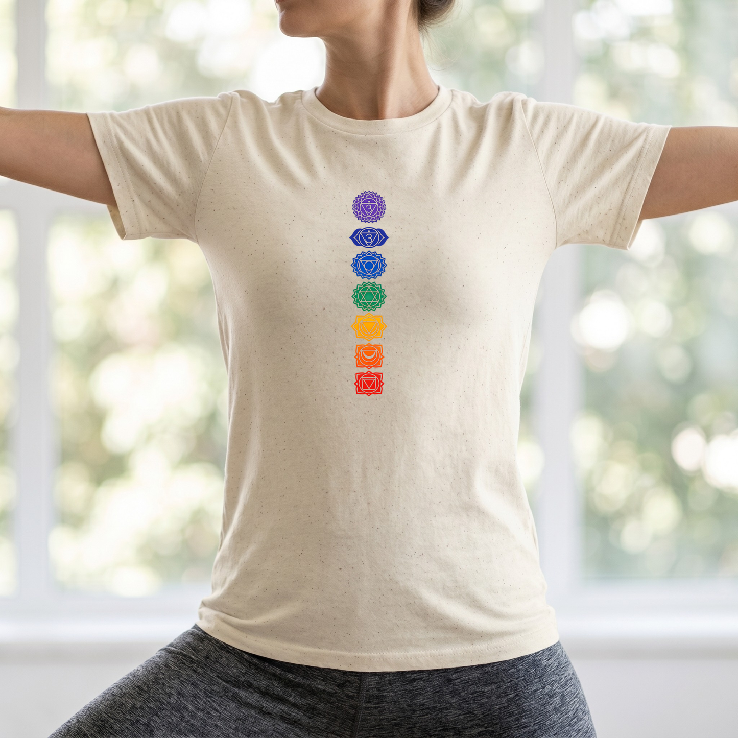 Vertical Color Chakras T-Shirt