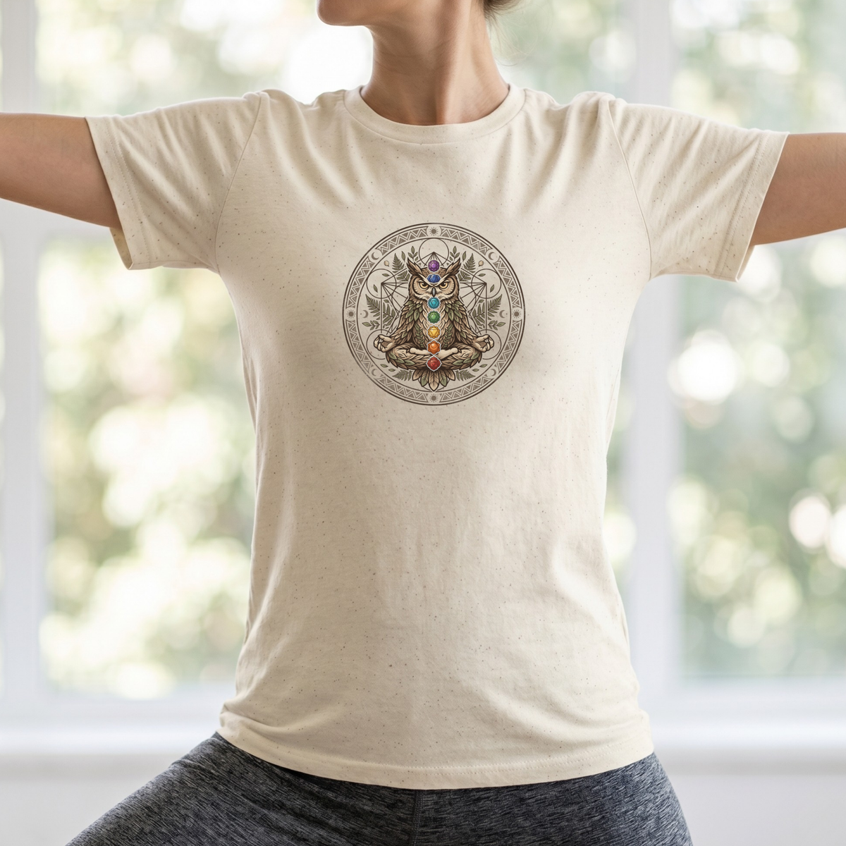 Chakra Alignment Owl T-Shirt