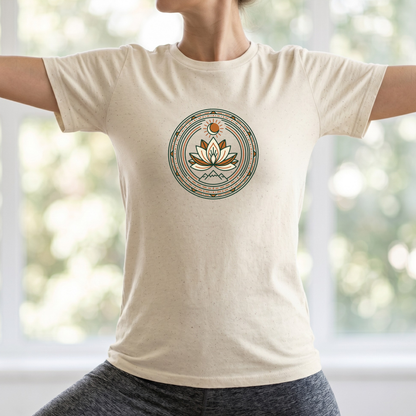 Sun & Moon Lotus Flower T-Shirt