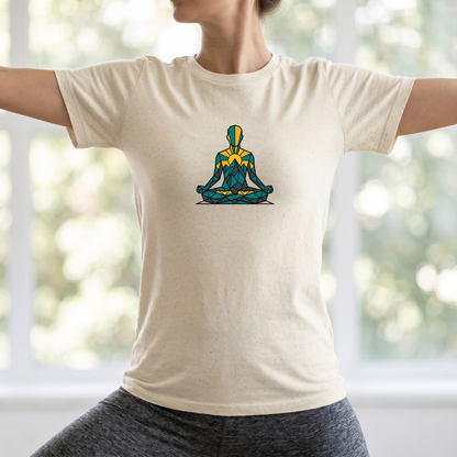 Polygon Lotus Pose T-Shirt