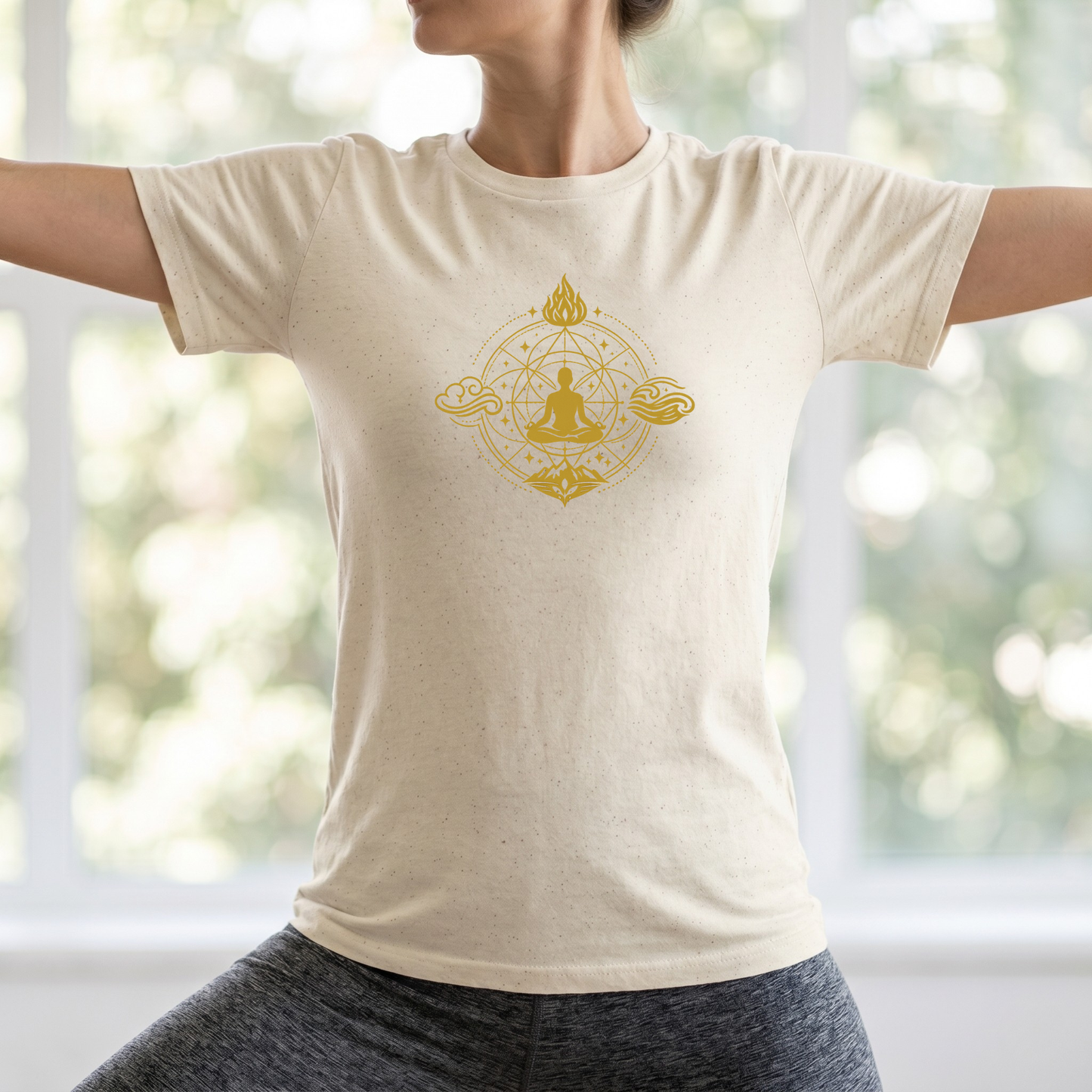 Four Elements Lotus Pose T-Shirt