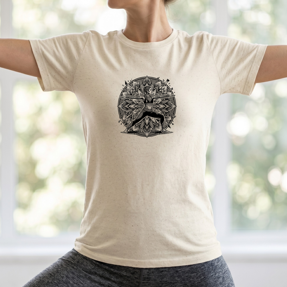 Shattered Mandala Warrior T-Shirt