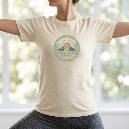 Lotus Pose Dog T-Shirt