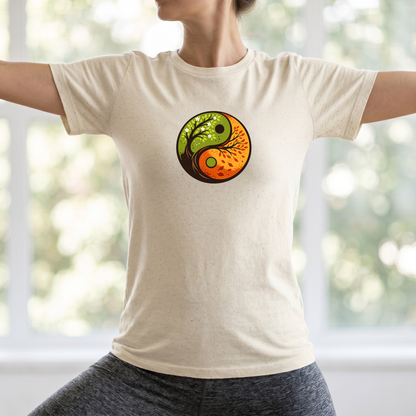 Season Trees Yin Yang T-Shirt