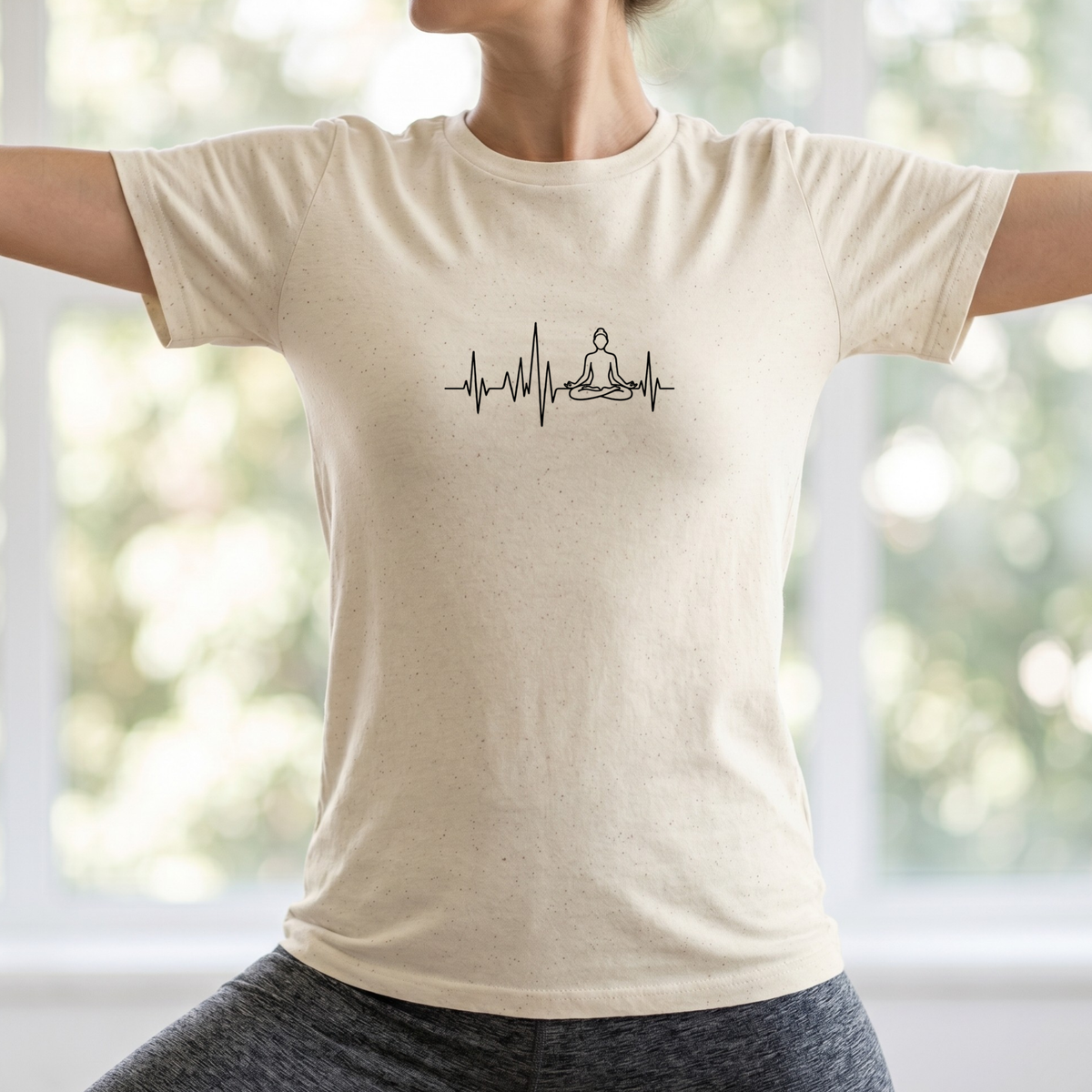 Heartbeat Lotus Pose T-Shirt
