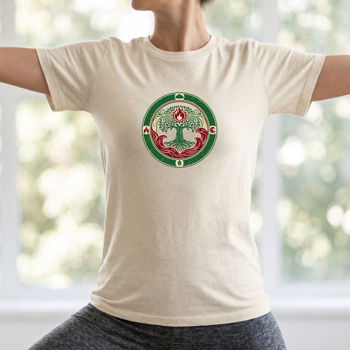 Four Elements Vintage Badge T-Shirt