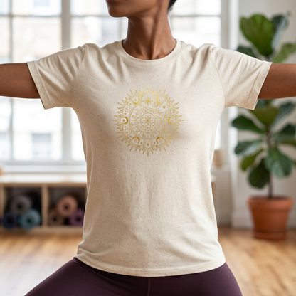 Signs Yoga Pose Mandala T-Shirt