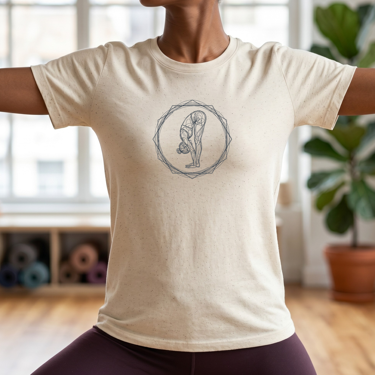 Line Art Forward Fold T-Shirt