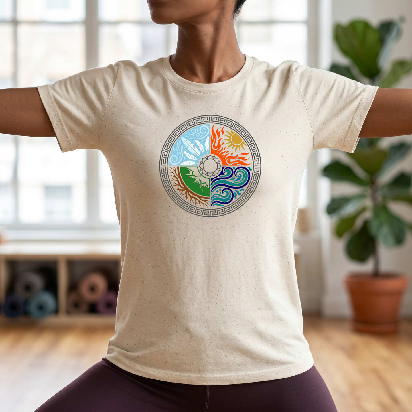 Four Elements Mandala T-Shirt
