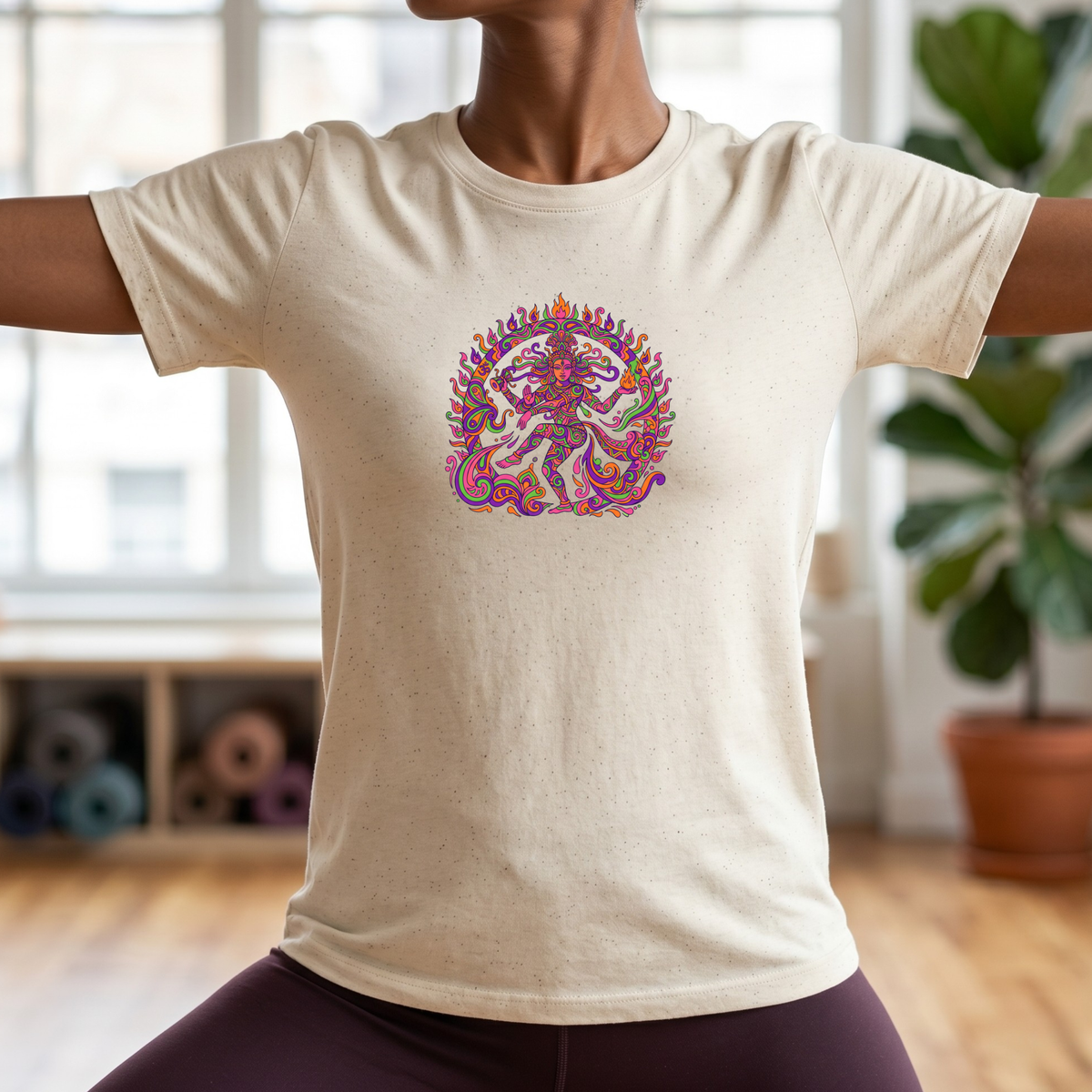 Psychedelic Fire Goddess T-Shirt