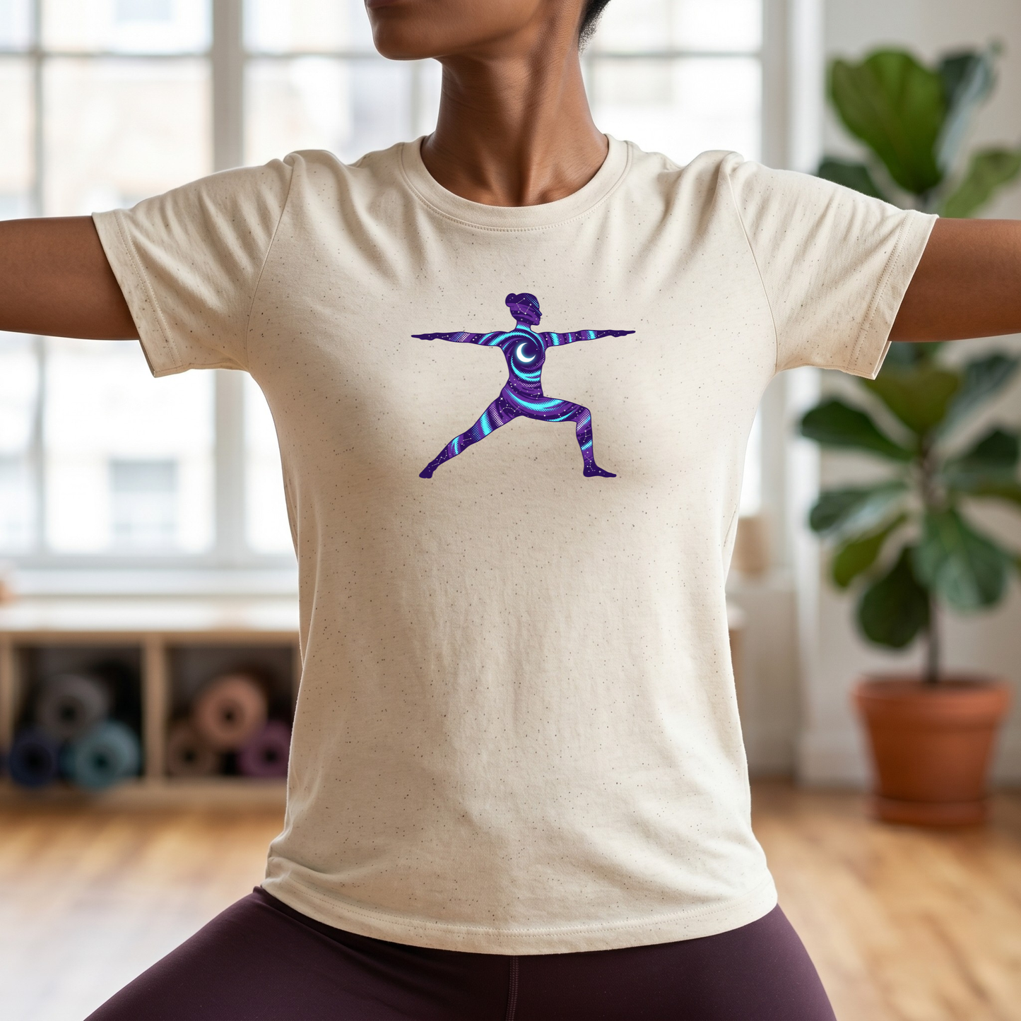 Cosmic Warrior Pose T-Shirt