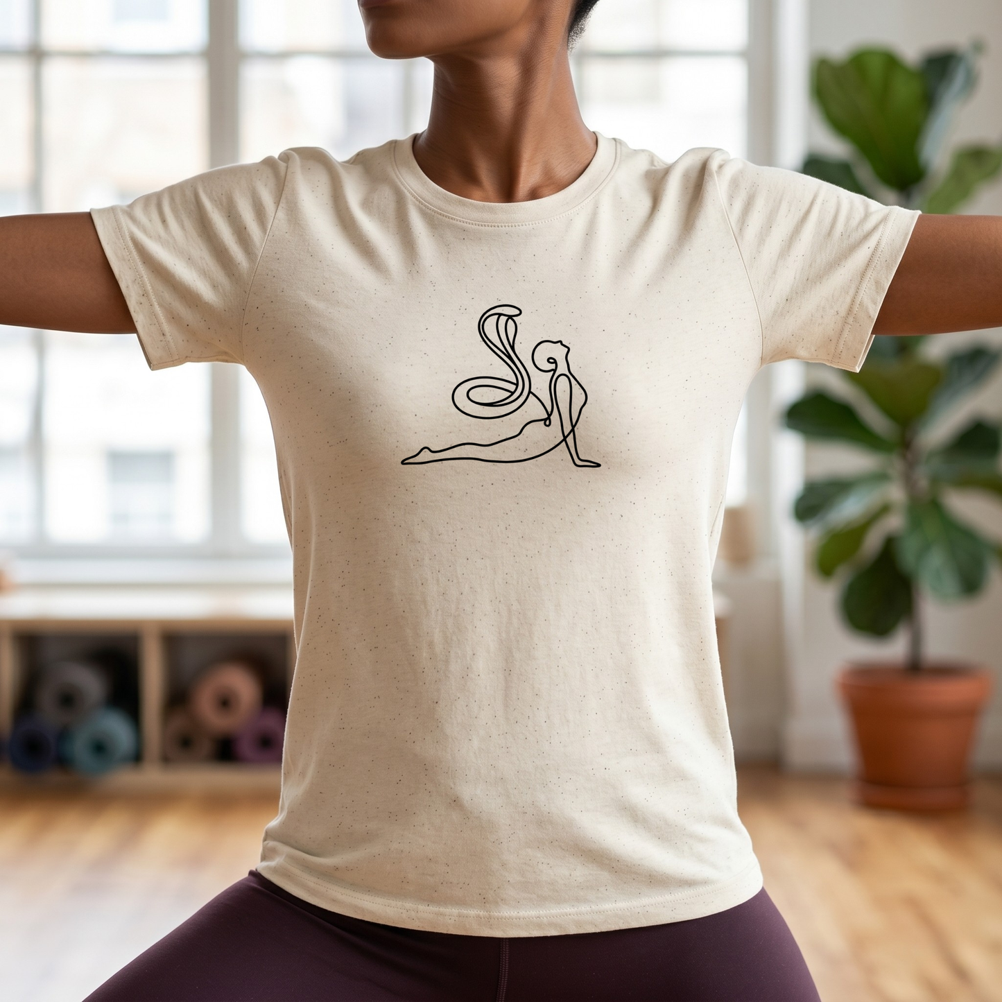 Line Art Cobra Pose T-Shirt