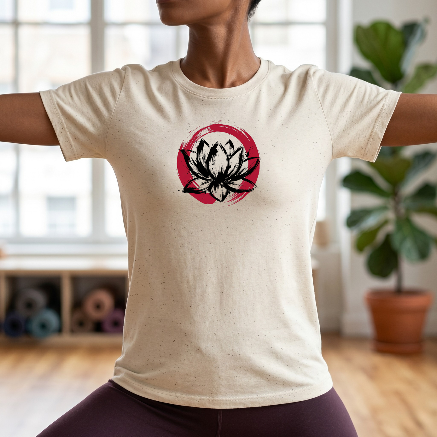 Paint Lotus Flower T-Shirt