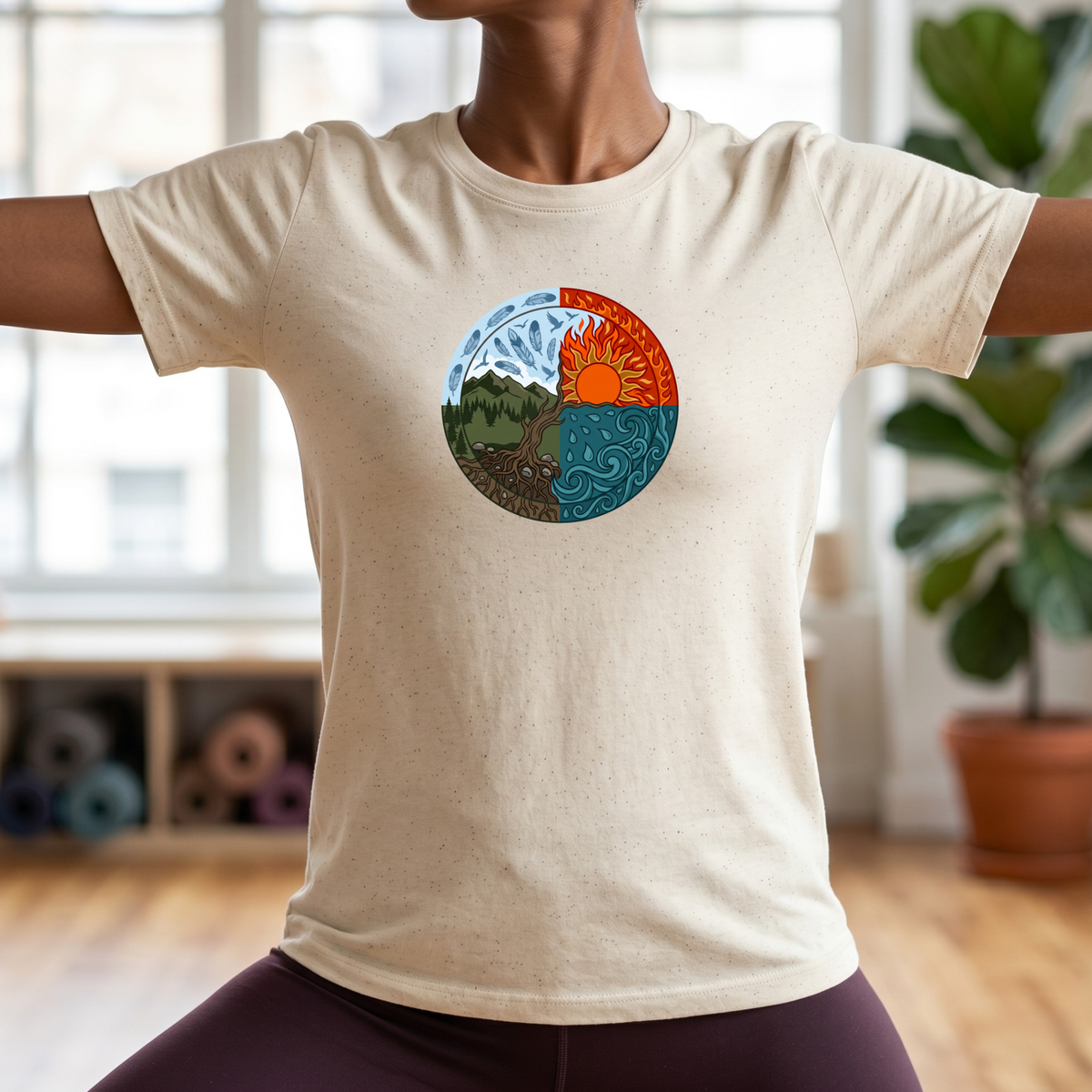 Four Elements Nature Quadrant T-Shirt