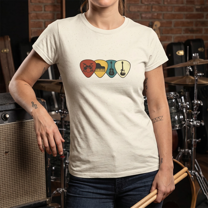 Retro Guitar Picks T-Shirt