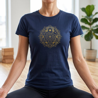 Signs Yoga Pose Mandala T-Shirt