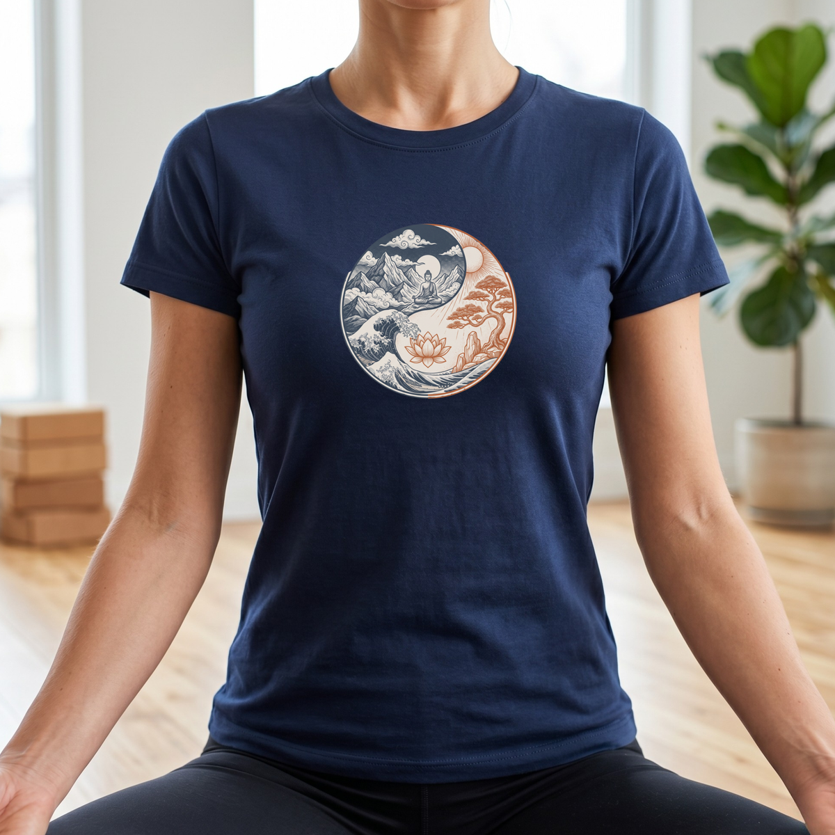 Enlightenment Nature Yin Yang T-Shirt