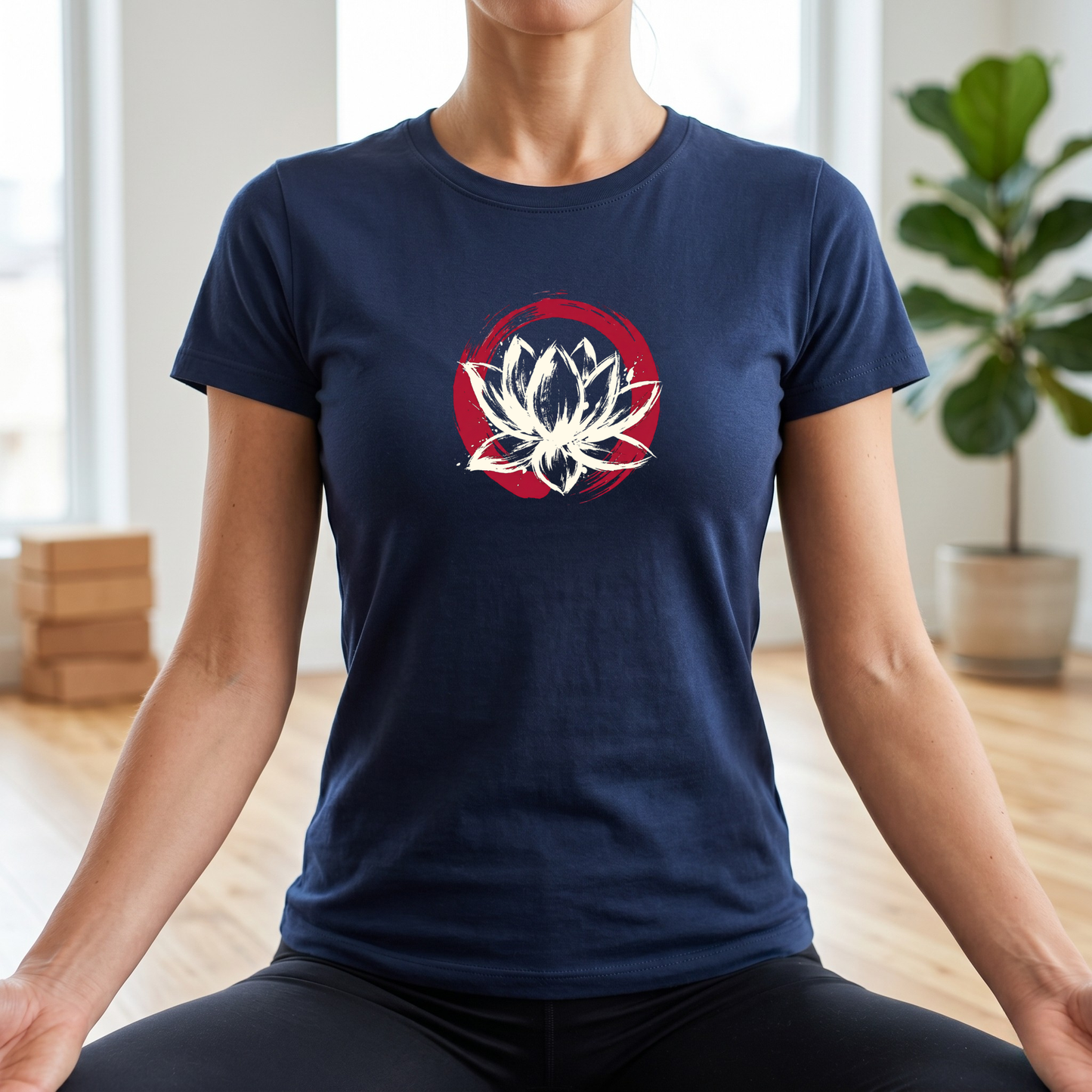 Paint Lotus Flower T-Shirt