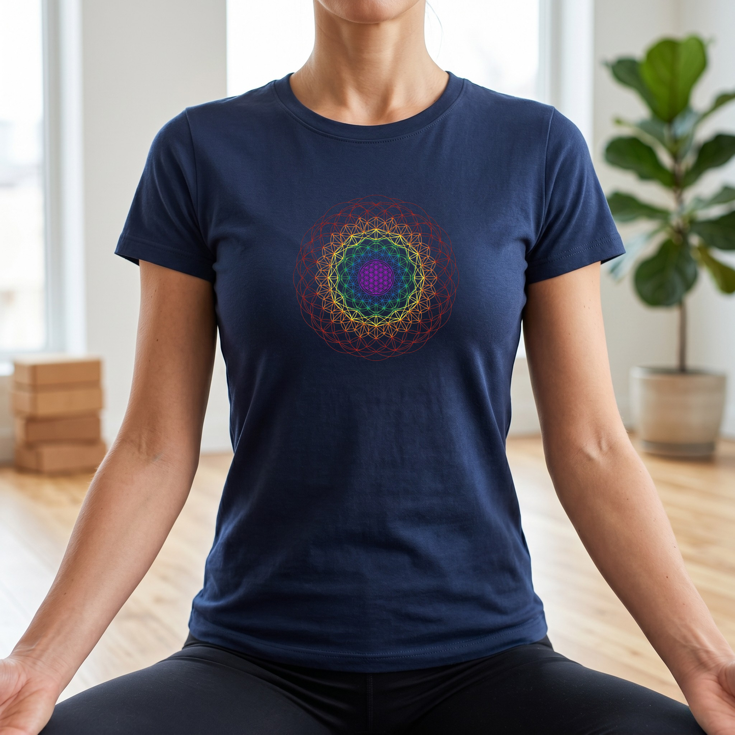 Chakra Spectrum Mandala T-Shirt