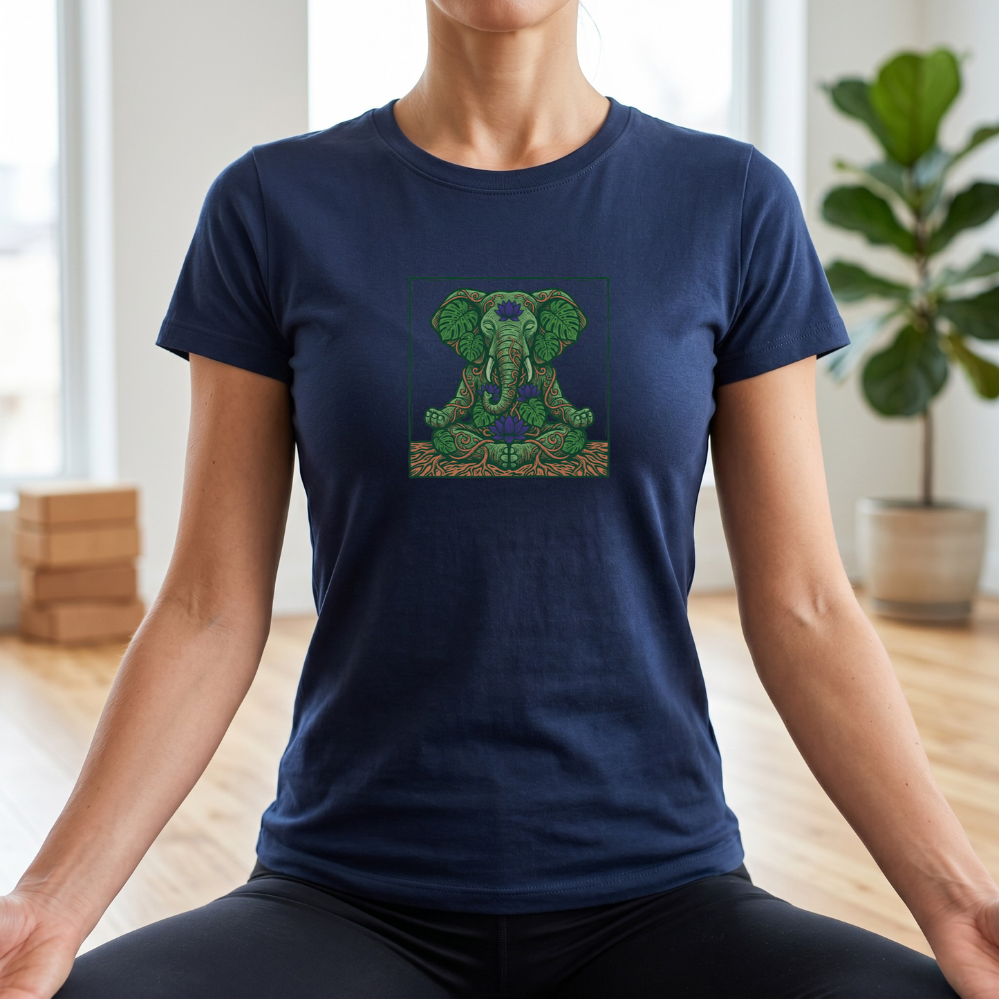 Lotus Earth Elephant T-Shirt