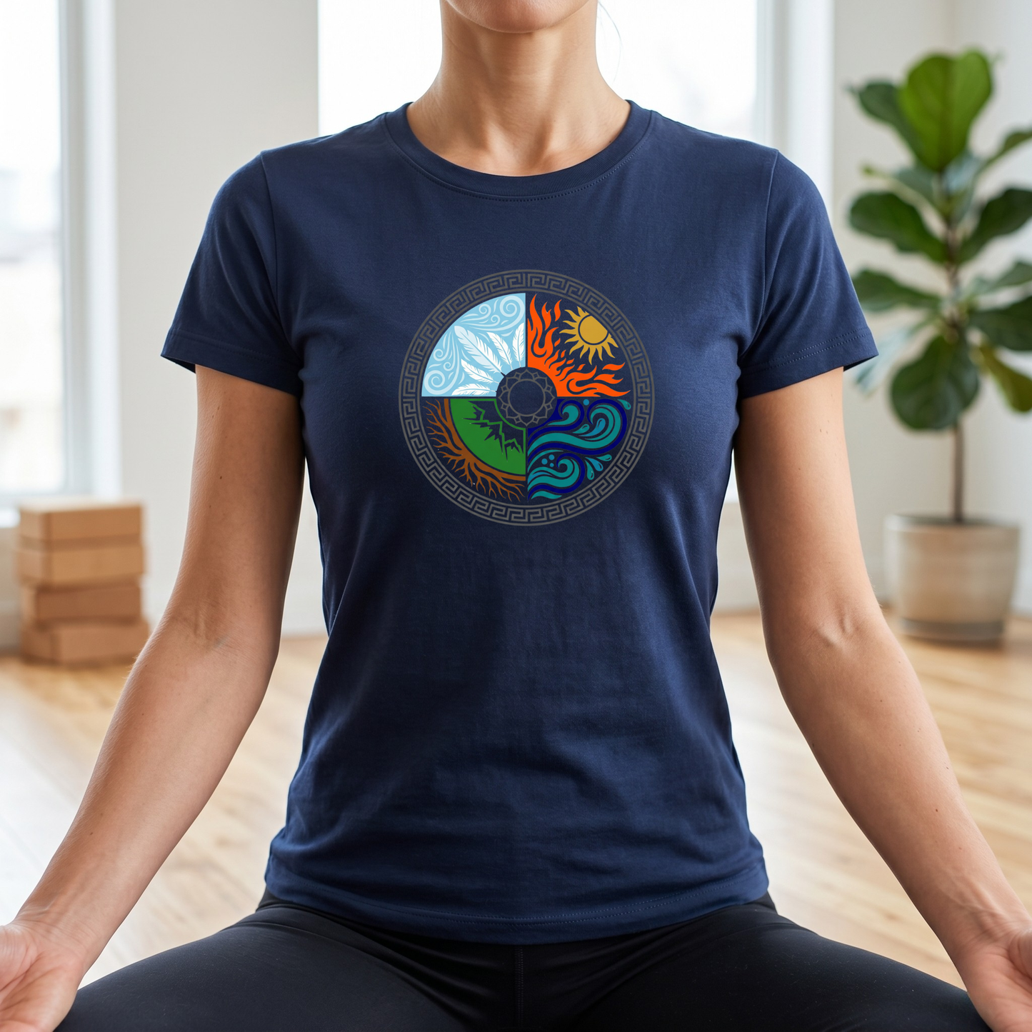 Four Elements Mandala T-Shirt