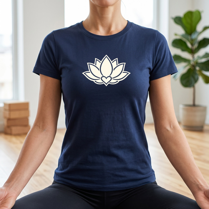 Minimalist Lotus Flower T-Shirt